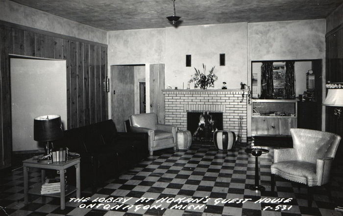 Hokans Motel (Scotts Superior Inn & Cabins) - Old Postcard